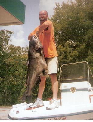 this is me and an 80 # blue catfish caught in september of 07&#039;
