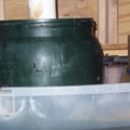 Home made Sump Consisting of a ridged, clear Rubbermade bin. A Euro-Reef Protein skimmer. Danner Mag-Drive Supreme Pump on timer. A converted Tetra Pond Clear Choice PF-2 Bio Filter with added bio-balls and this provides all three types of filtration an t