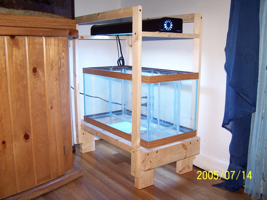 Here is my DIY Refugium &amp; my DIY Stand( not completed yet)