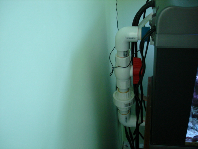 here is my setup for my sump. with a shutoff valve.