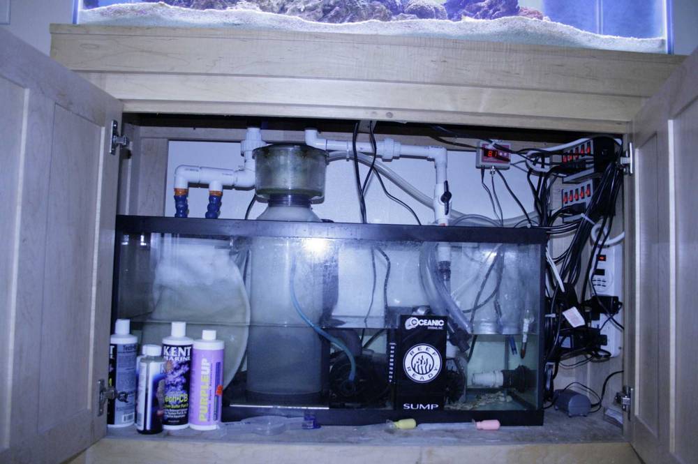 30 gal sump setup under 90gal tank