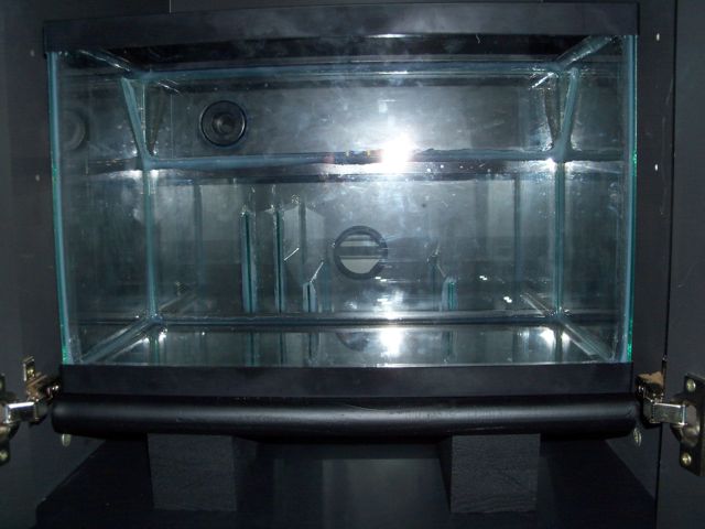 Refugium and sump in place