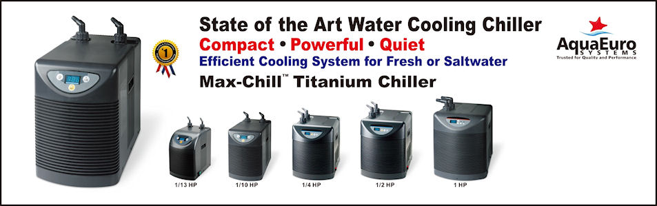 Max chillers are titanium chillers which can be used for freshwater or saltwater aquariums.  Quiet,...