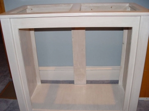 Finished Cabinet, no doors...