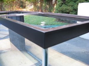 Here is a closer shot of the painted trim