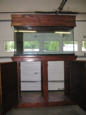 The setup with doors open.