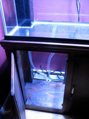 The plumbing through the floor, anyone know what the max flow rate through a 1" drain going down 12 feet is?