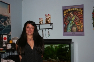 Errrm, this was taken around X-Mas of last year.  Me and my freshie. :)