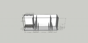 55 gallon sump front view