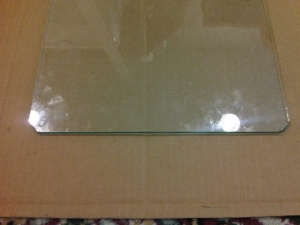 Rounded the corners so it would not bother original silicone on tank