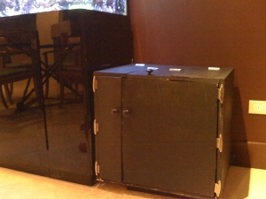 First try on making cabinet... :(