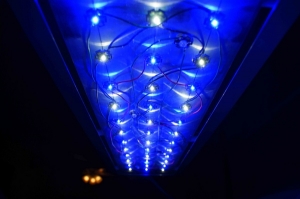 Fixture all lit up