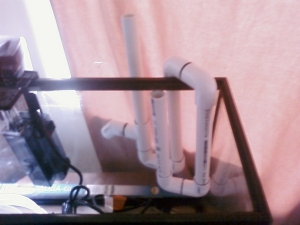 DIY PVC overflow
