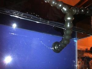 3/4 Loc line return split to 2x 1/2"...