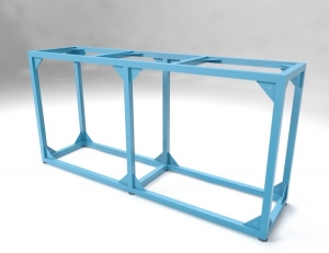 A rendering of my steal stand design