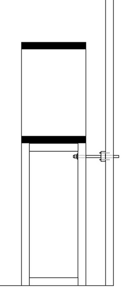 anchor and aquarium tot he wall