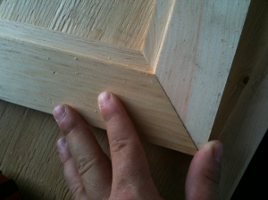 Mitered corners