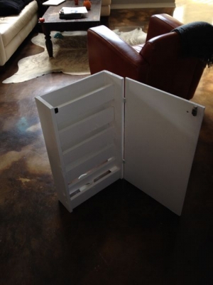 Cabinet inside