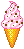 Strawberry Oreo Ice Cream Cone