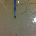 Snapping Glass
used a pen under neath to snap glass