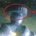 Pull off the two pieces that are attached to the ball on the disc circled, then dip (don't hold it in the water or it will get way too soft and you won't get a good fit) the bubble end in near-boiling water and pop it into the 3/4" LocLine. If you feel mo