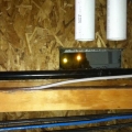 Looking through the hole in the floor