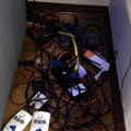 Birdnest of cables