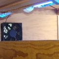 one of two coralife 67 cfm cooling fans